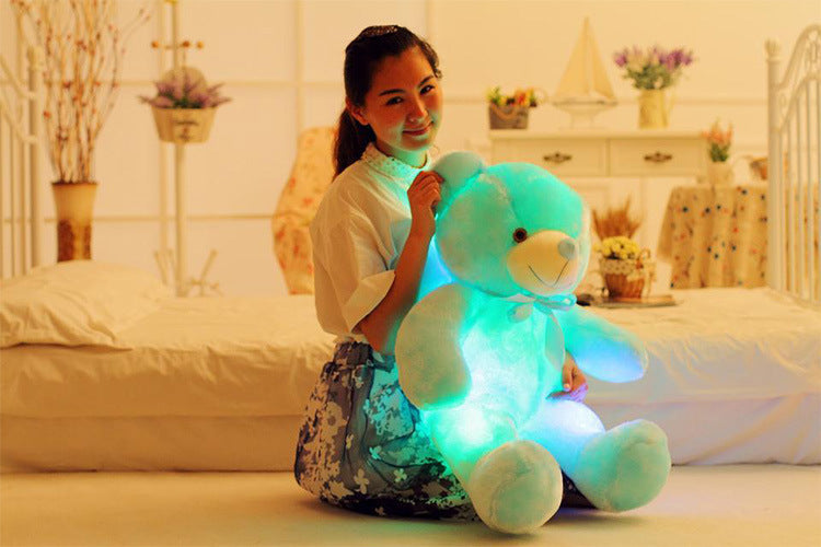 Criativo light up led ursinho de pelúcia animais de pelúcia brinquedo