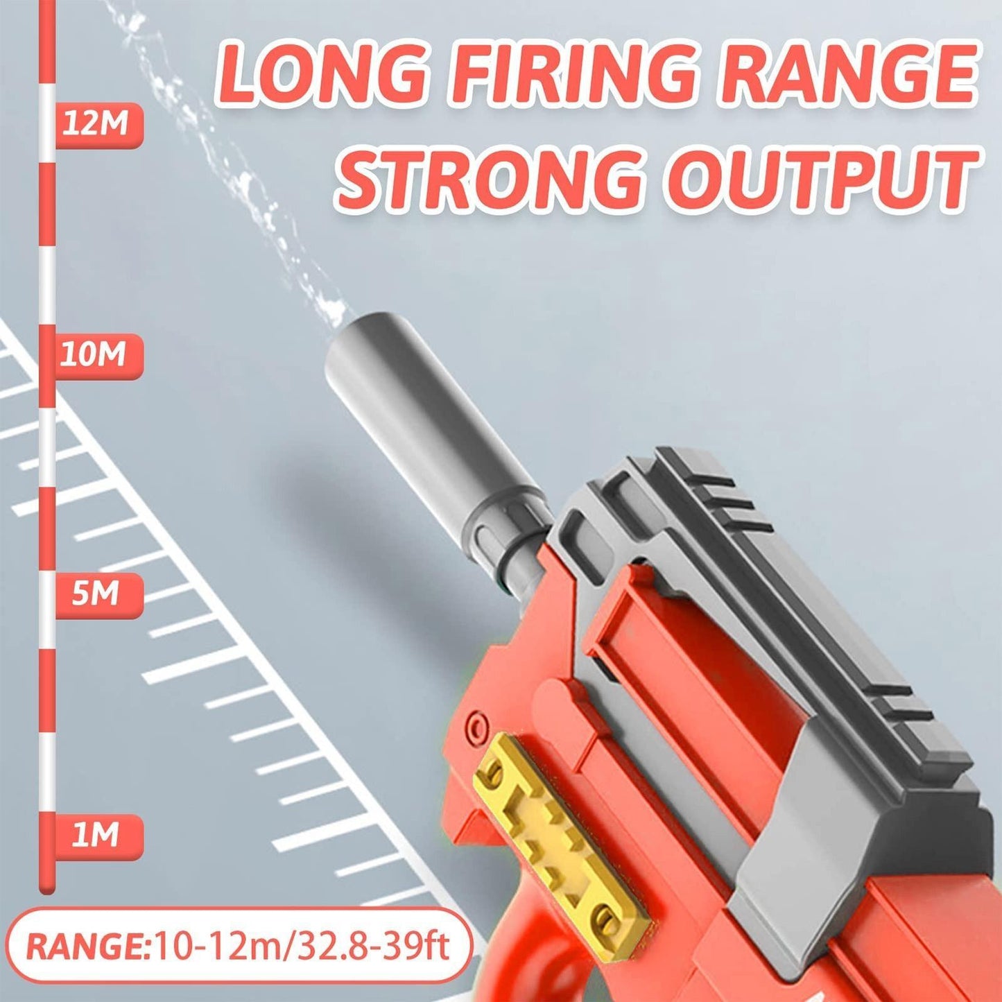 Nova pistola de água elétrica p90 de alta tecnologia, brinquedos para crianças, praia, piscina, grande capacidade, verão, jateamento de gel, pistola de água para adultos