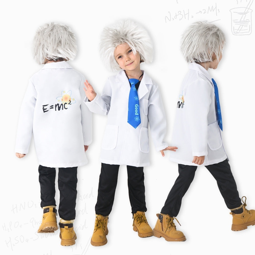 Halloween Cos Clothing White Coat Children's Costume