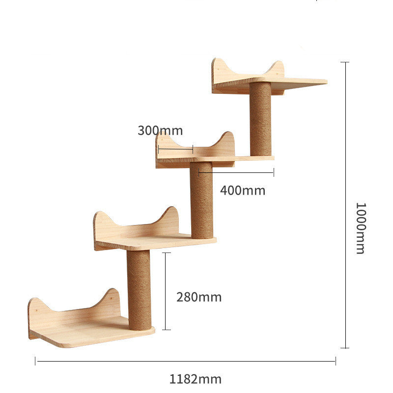 Estrutura de escalada para gatos de estimação