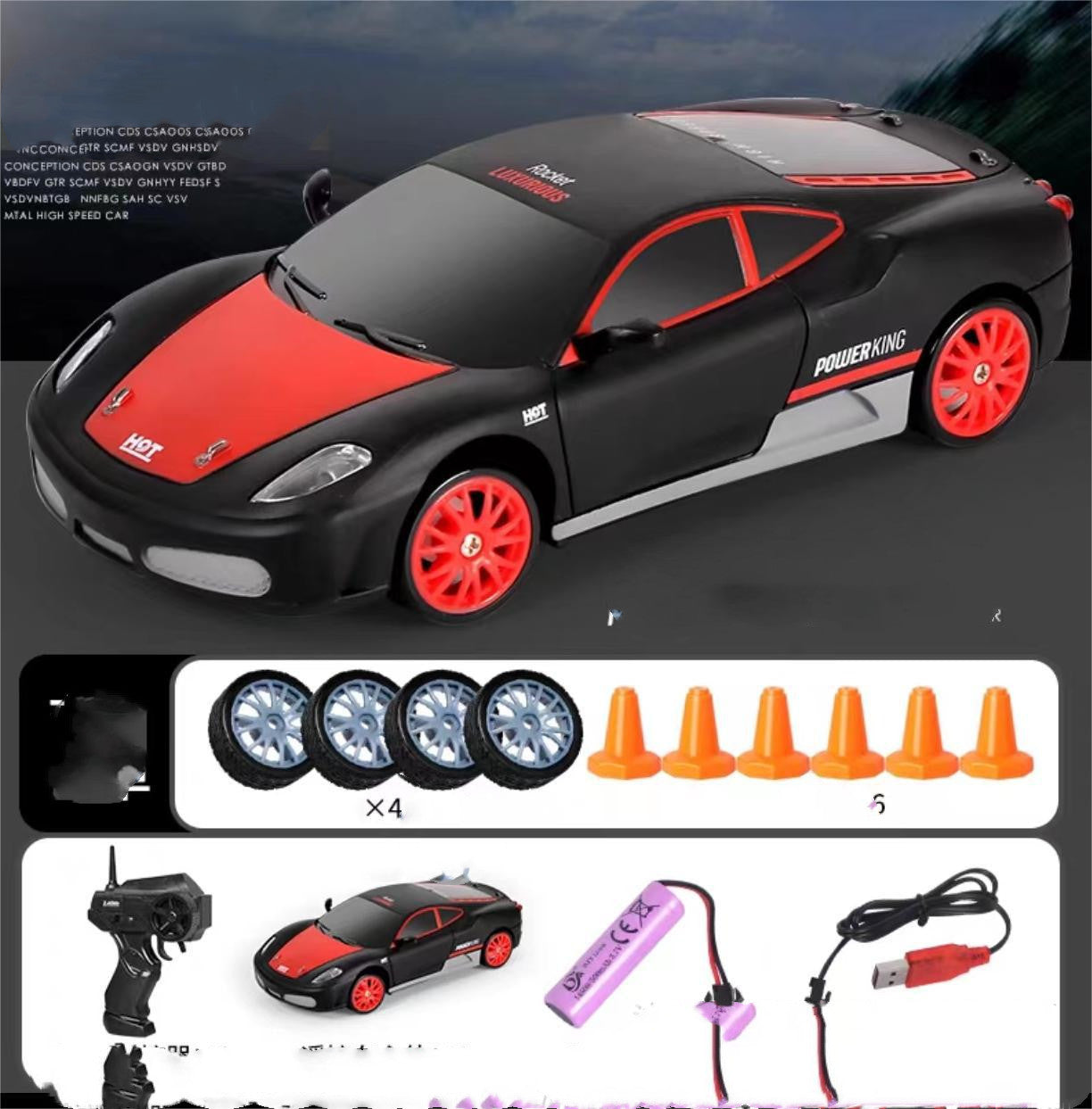 2.4g drift rc carro 4wd rc drift carro brinquedo de controle remoto