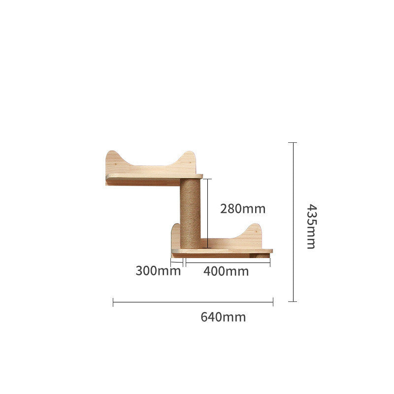 Estrutura de escalada para gatos de estimação