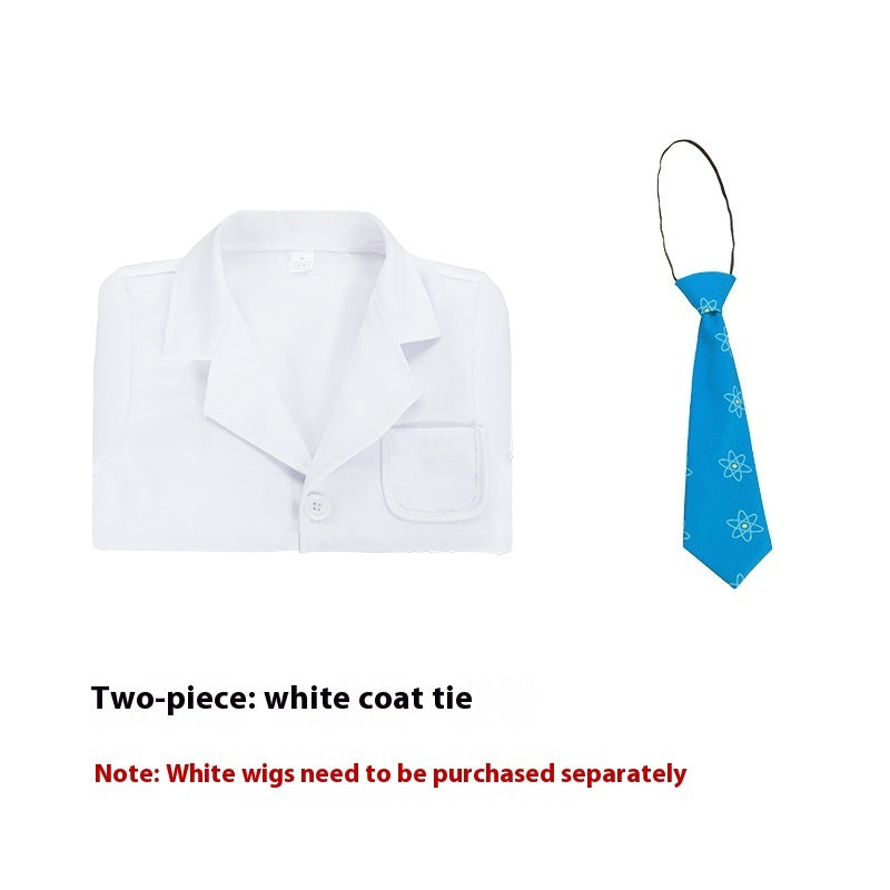 Halloween Cos Clothing White Coat Children's Costume